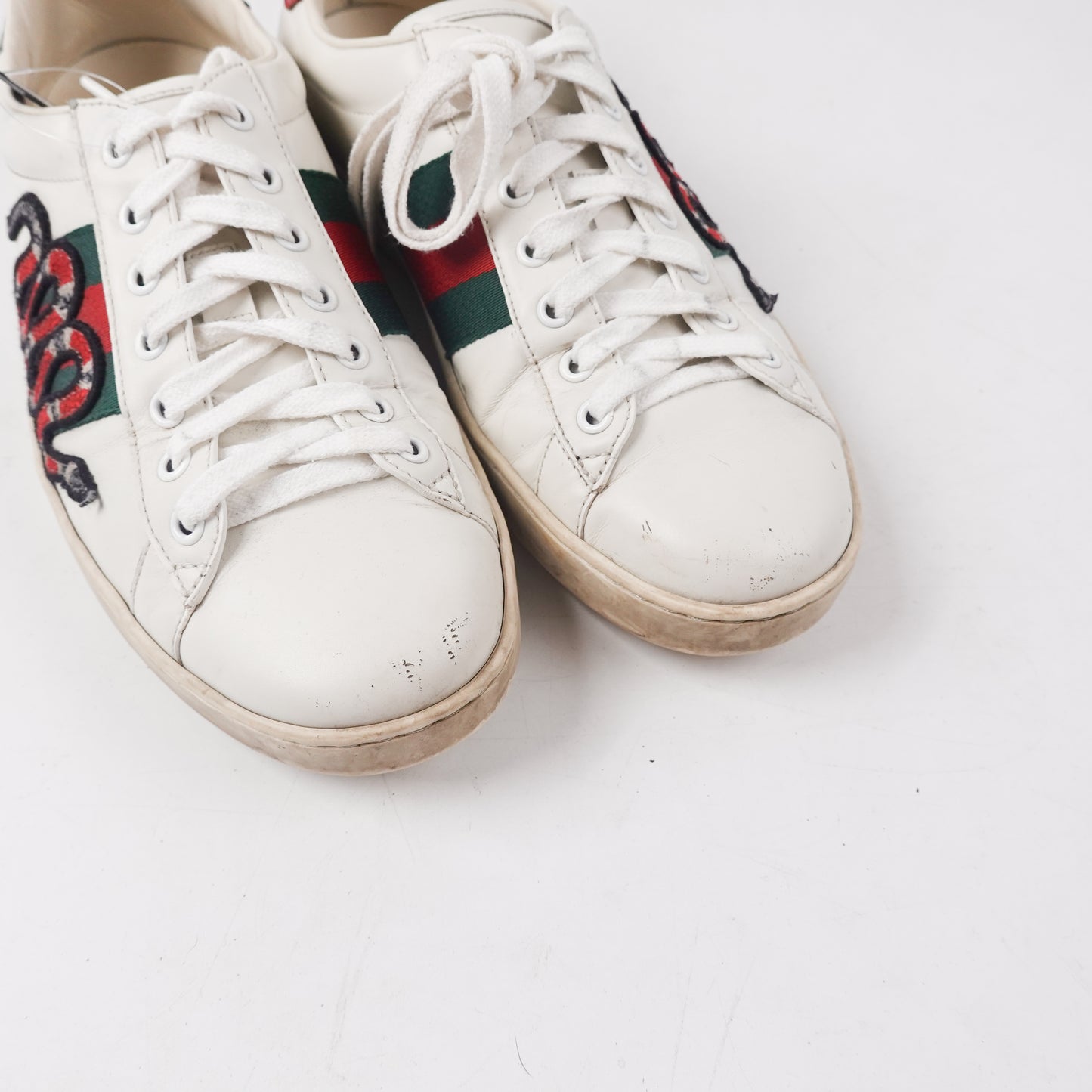 Gucci Ace Snake Sneaker - Size 8.5