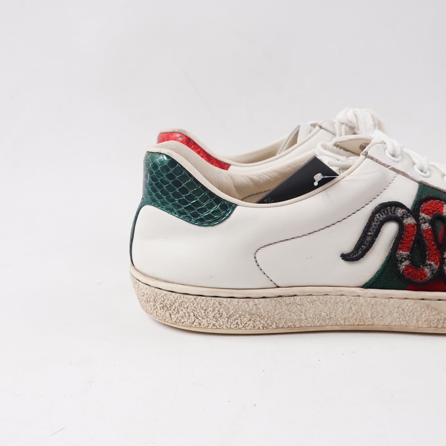 Gucci Ace Snake Sneaker - Size 8.5