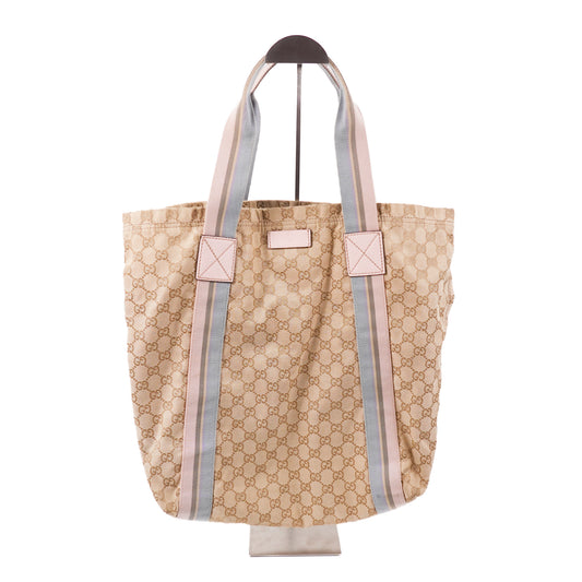 Gucci Canvas Web Tote Bag