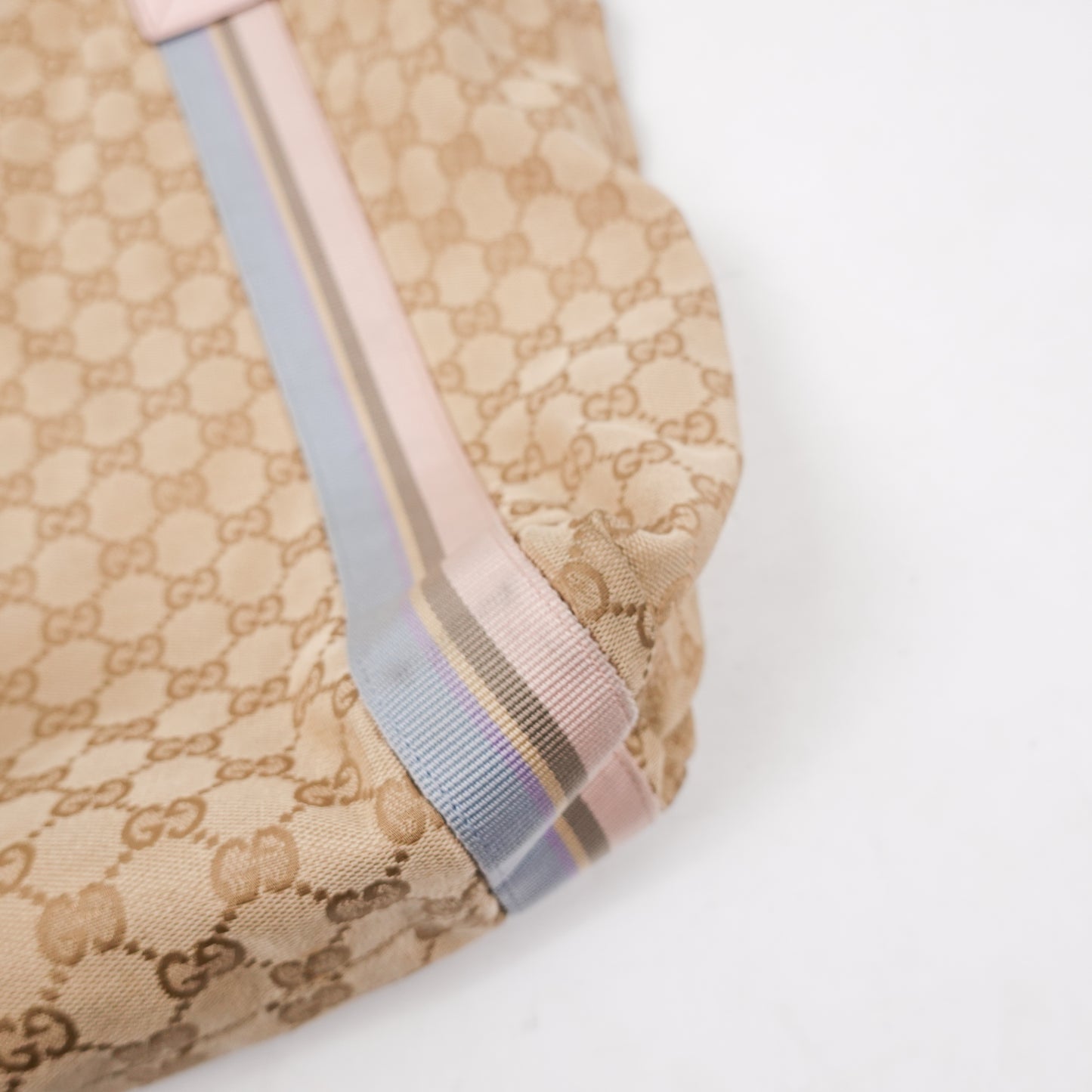 Gucci Canvas Web Tote Bag