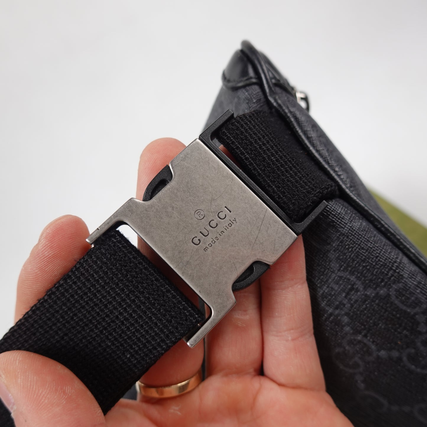 Gucci GG Supreme Interlocking Belt Bag