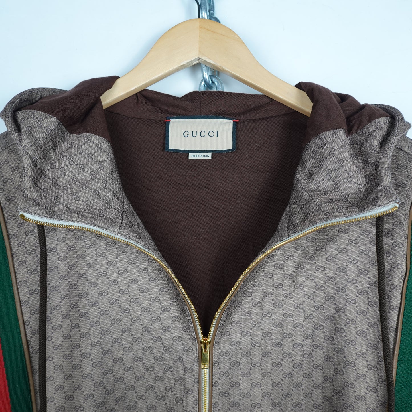 Gucci GG Jersey Hooded Sweatshirt - Size XXL