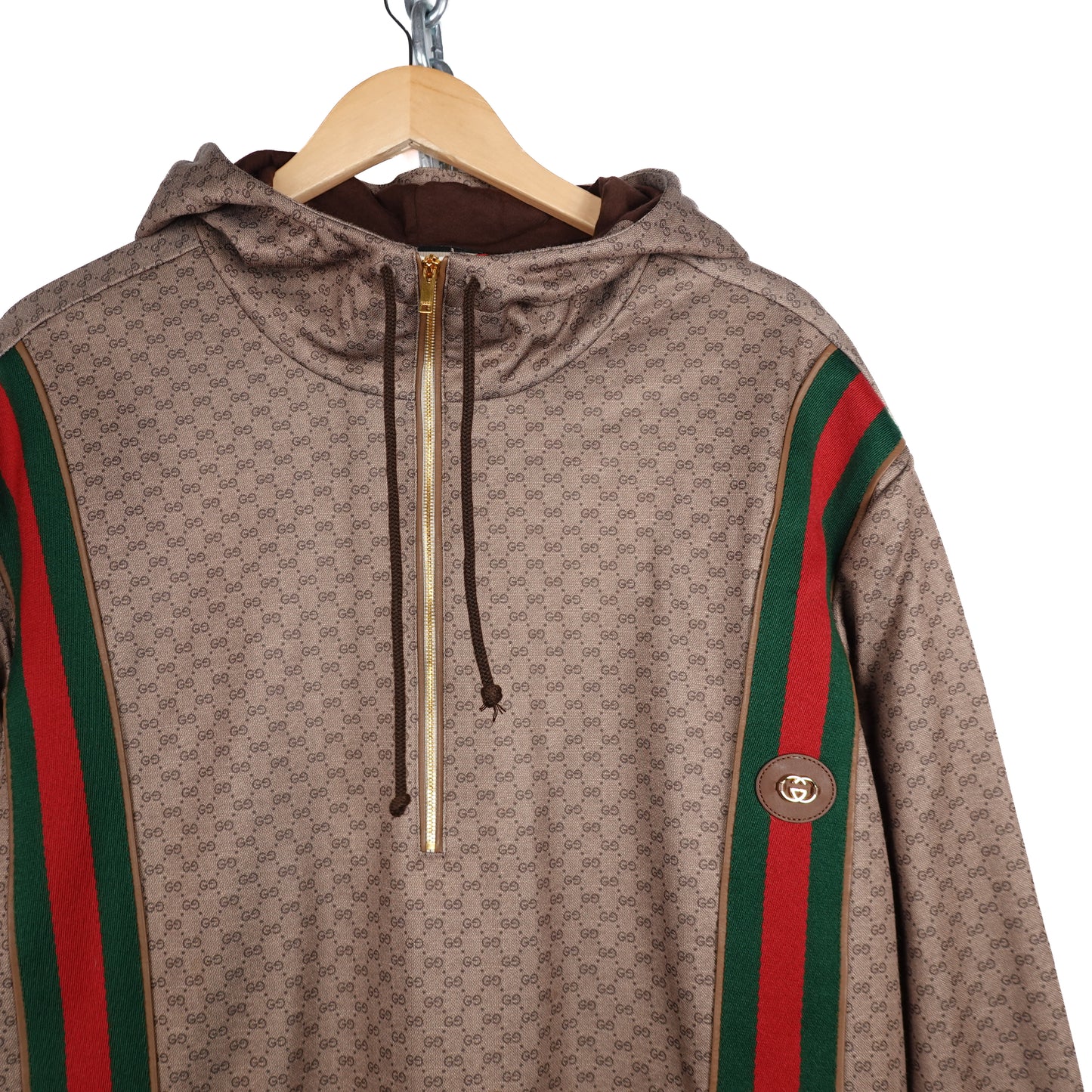Gucci GG Jersey Hooded Sweatshirt - Size XXL