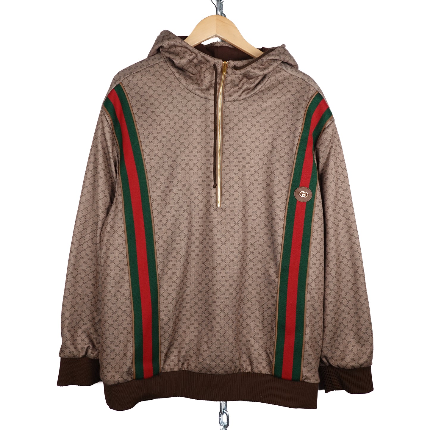 Gucci GG Jersey Hooded Sweatshirt - Size XXL