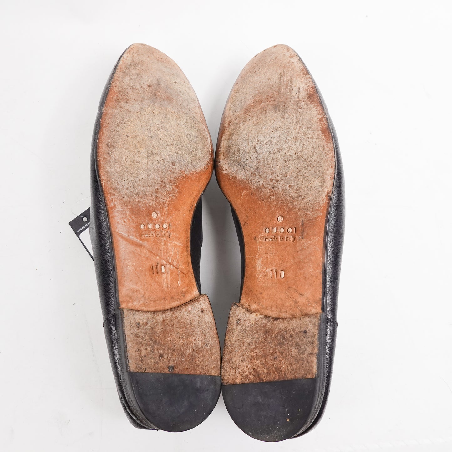 Gucci Leather Horse Bit Loafers - Size 11