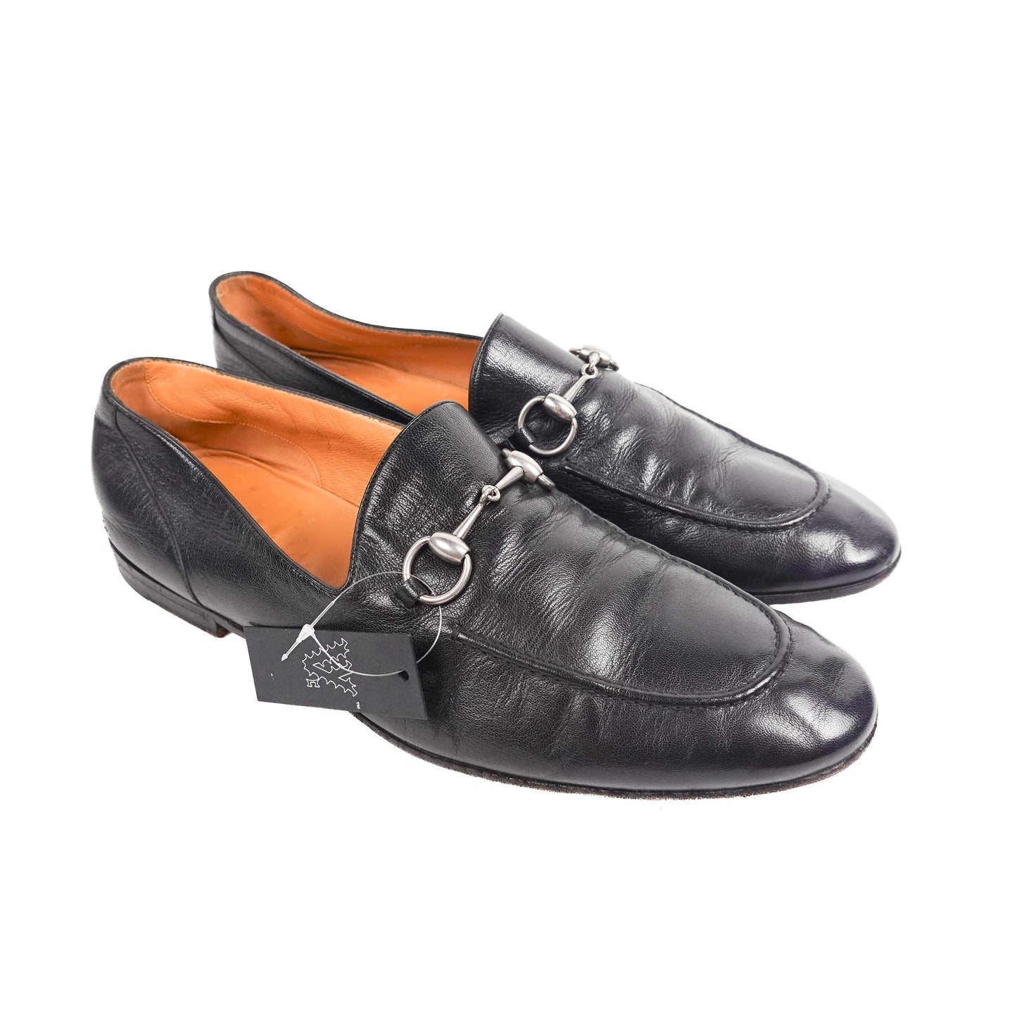 Gucci Leather Horse Bit Loafers - Size 11