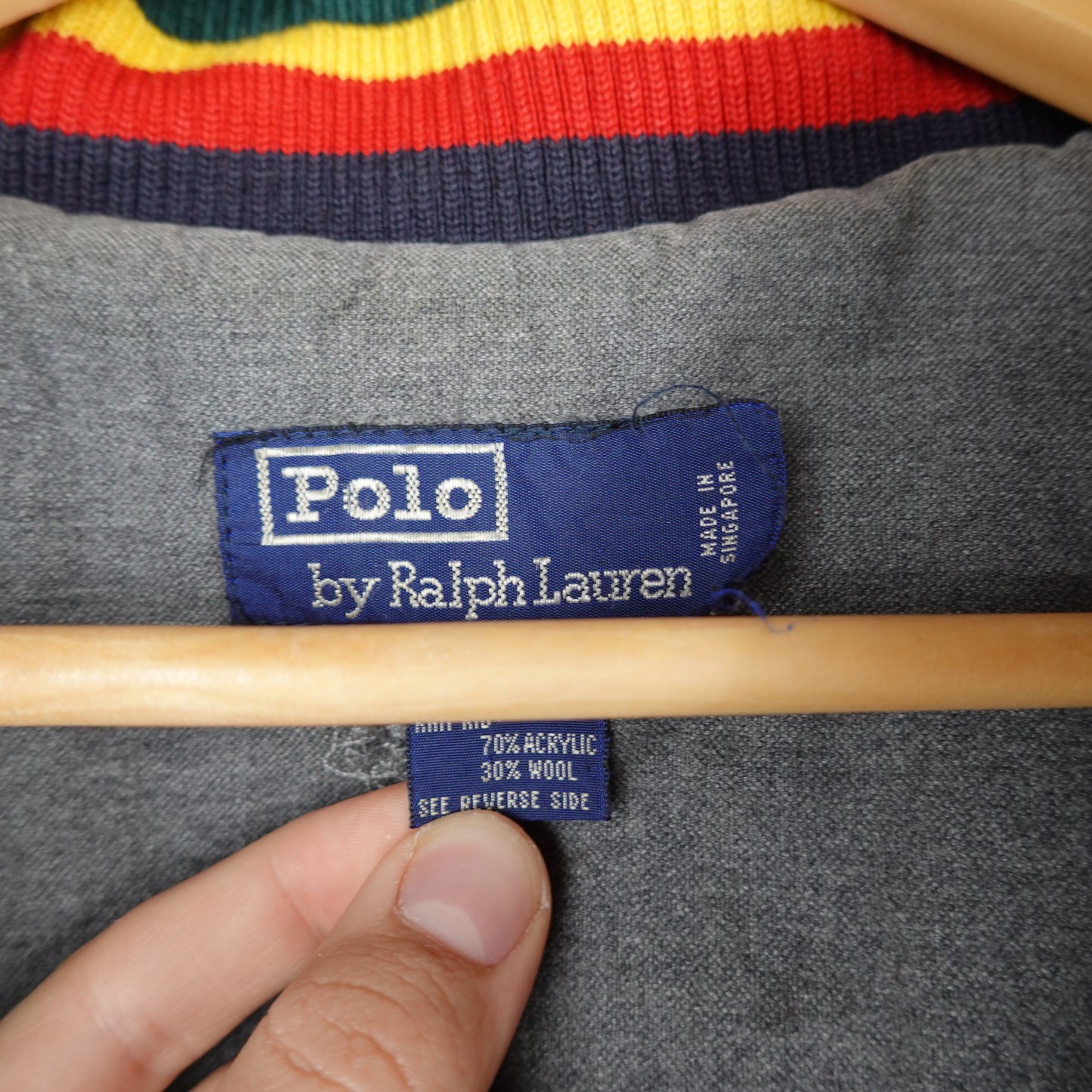 Vintage Polo RL Shield Wool Jacket - Fits M