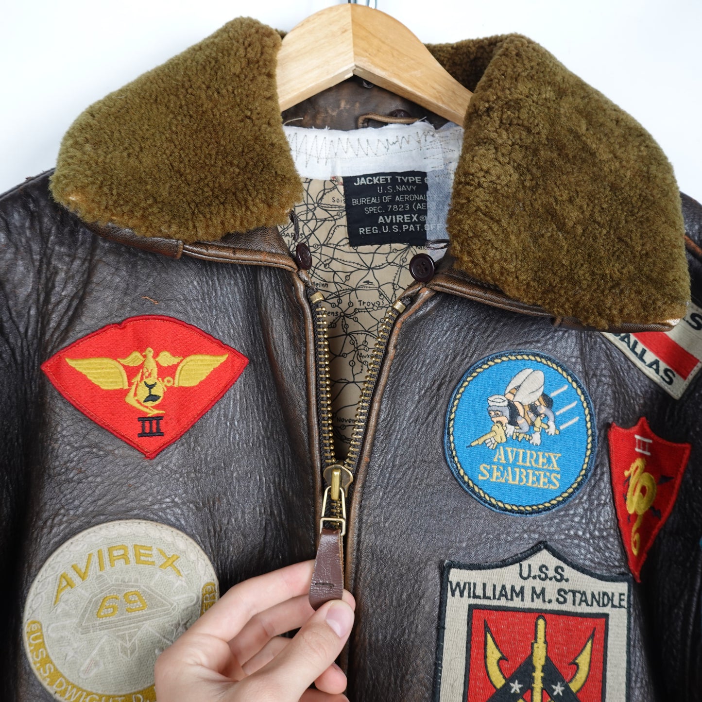Avirex Top Gun G-1 Flight Jacket - Size L