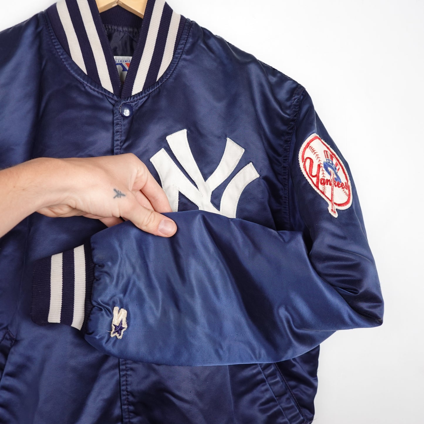 1980s Yankees Starter Satin Jacket - Size M