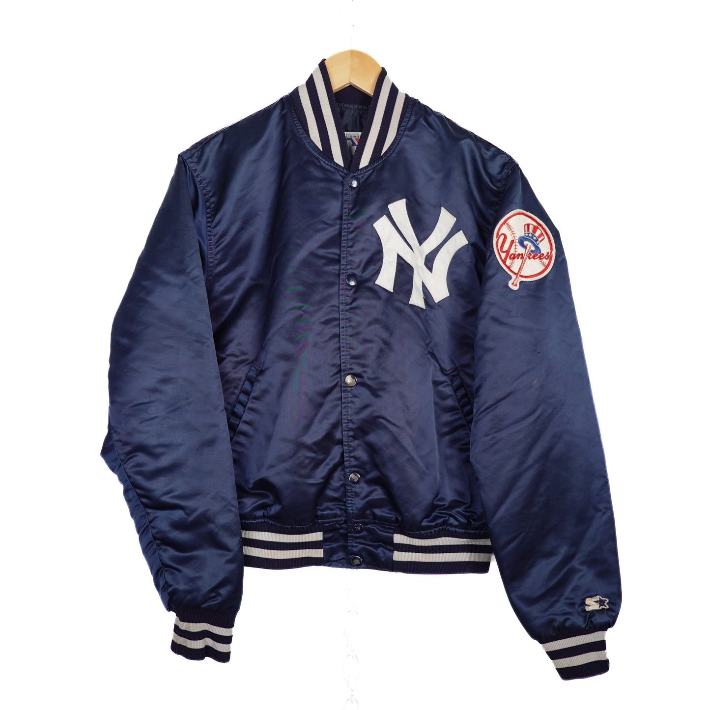 1980s Yankees Starter Satin Jacket - Size M