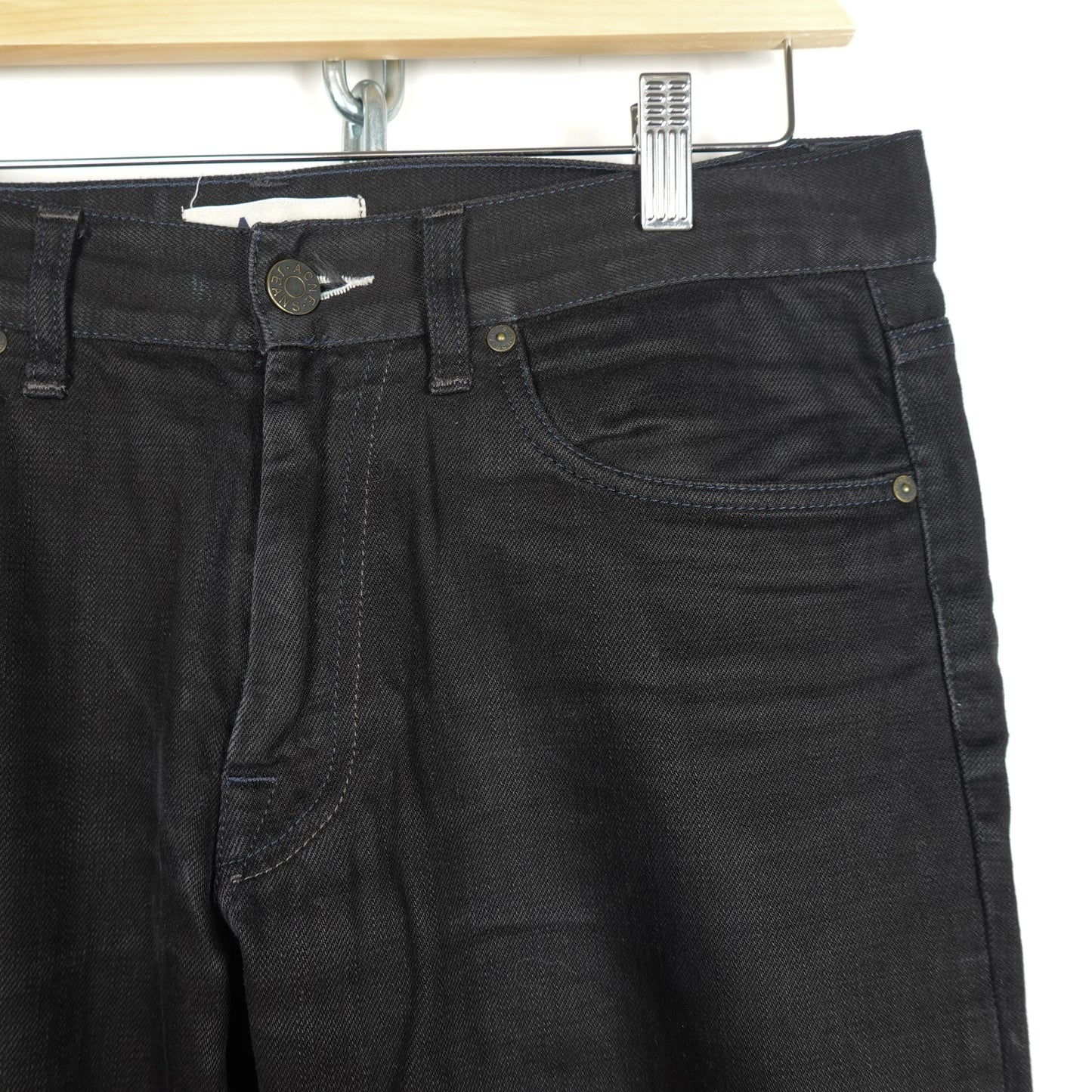 Acne Studios Mic Raven Denim Pant - Size 33