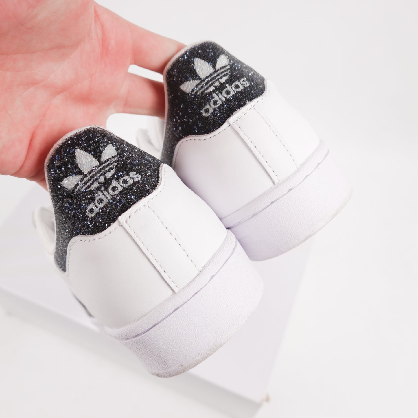 Adidas Swarovski Crystal Superstars - Size 10.5