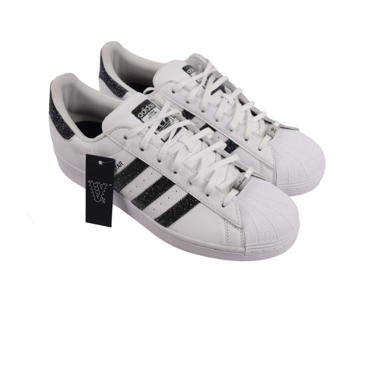 Adidas Swarovski Crystal Superstars - Size 10.5