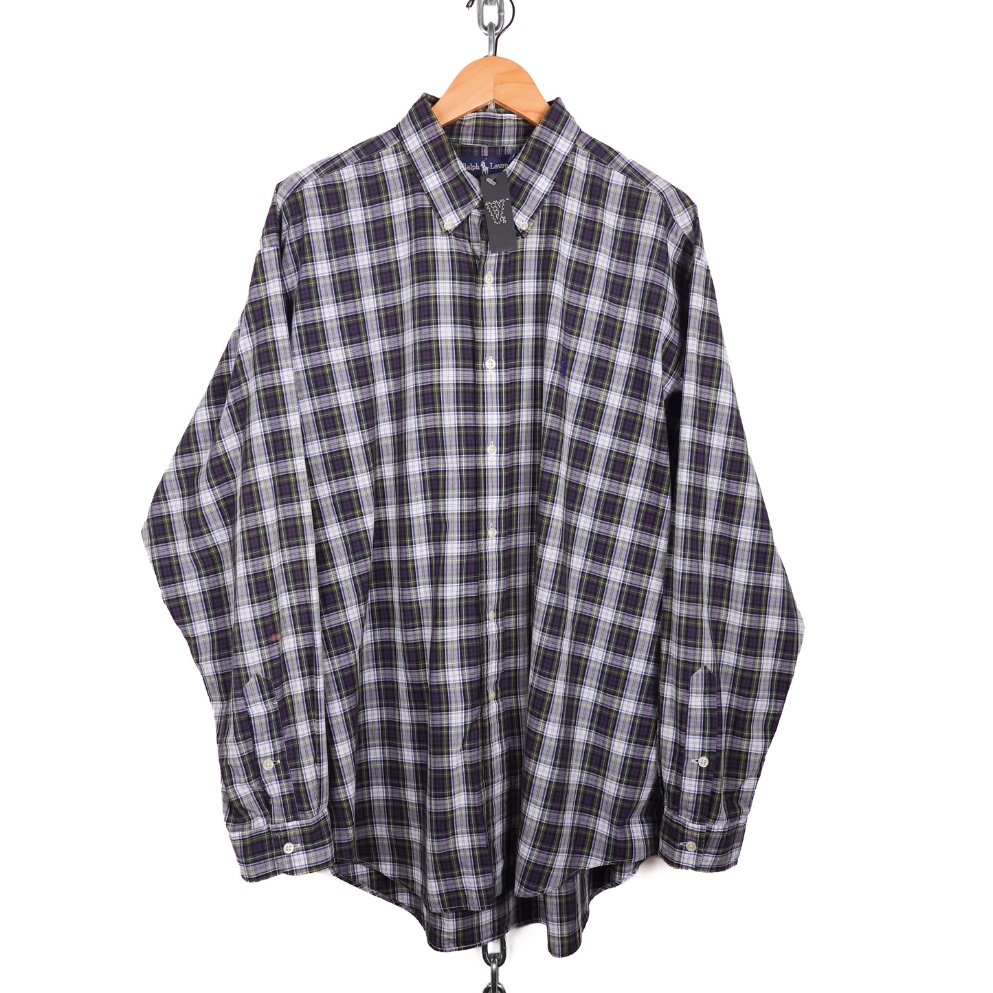 Polo RL Plaid Button Up - Size XL