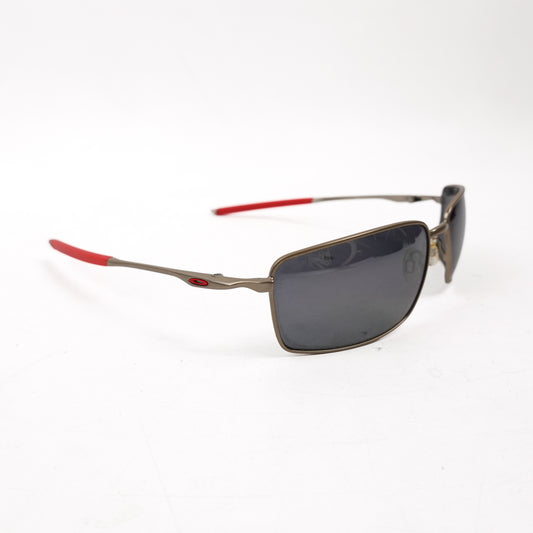 Oakley Square Wire Black Lens Polarized Sunglasses