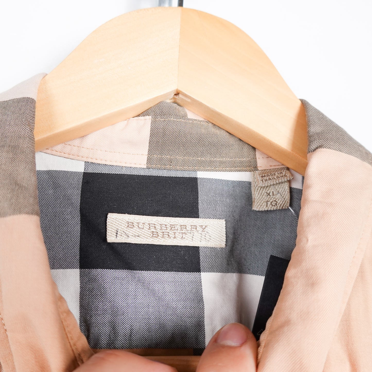 Burberry Brit Nova Check Button Up - Size XL
