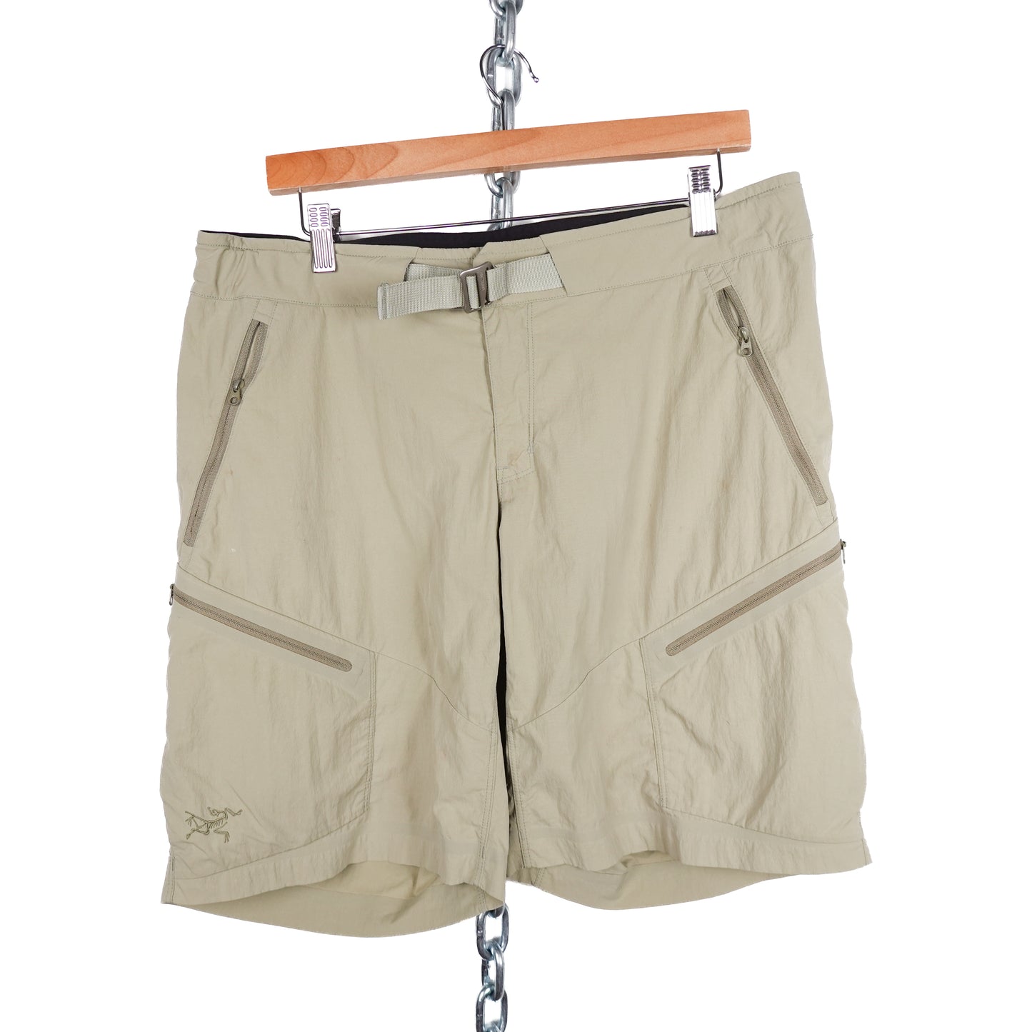 Arc'teryx Tan Nylon Shorts - Size 34