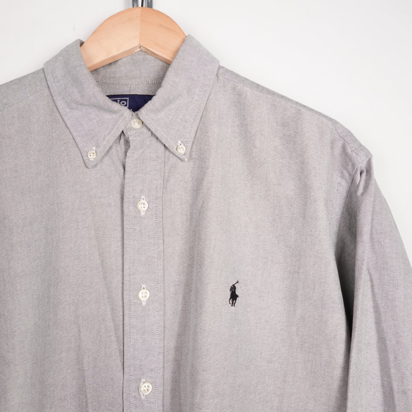 Vintage Polo RL Grey Button Up - Size XL