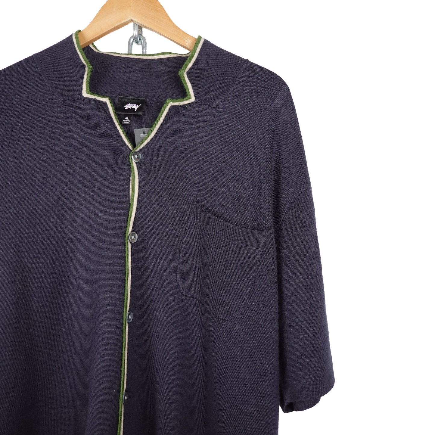 Stussy Knit Button Up - Size XL