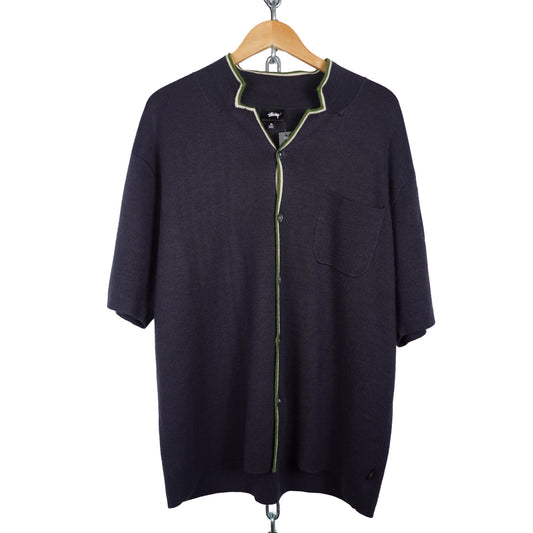 Stussy Knit Button Up - Size XL
