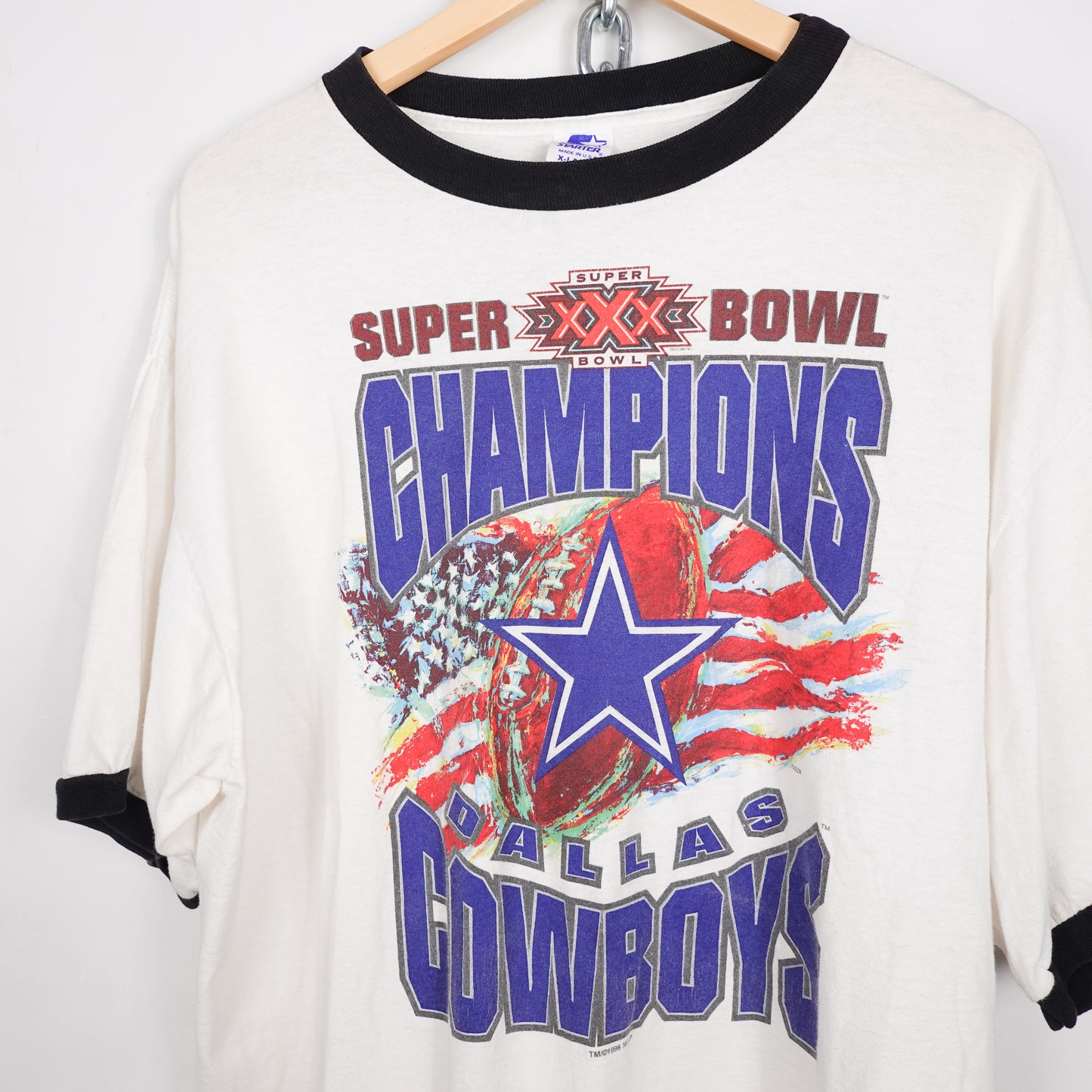 1996 Super Bowl XXX Cowboys Tee - Size XL