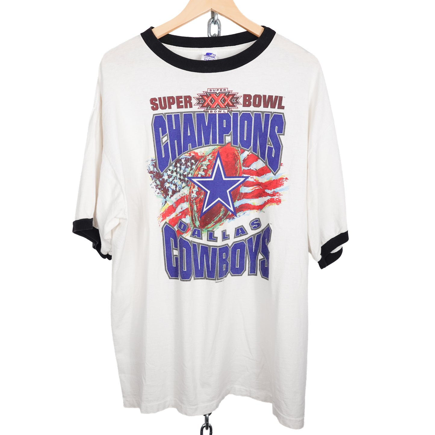 1996 Super Bowl XXX Cowboys Tee - Size XL