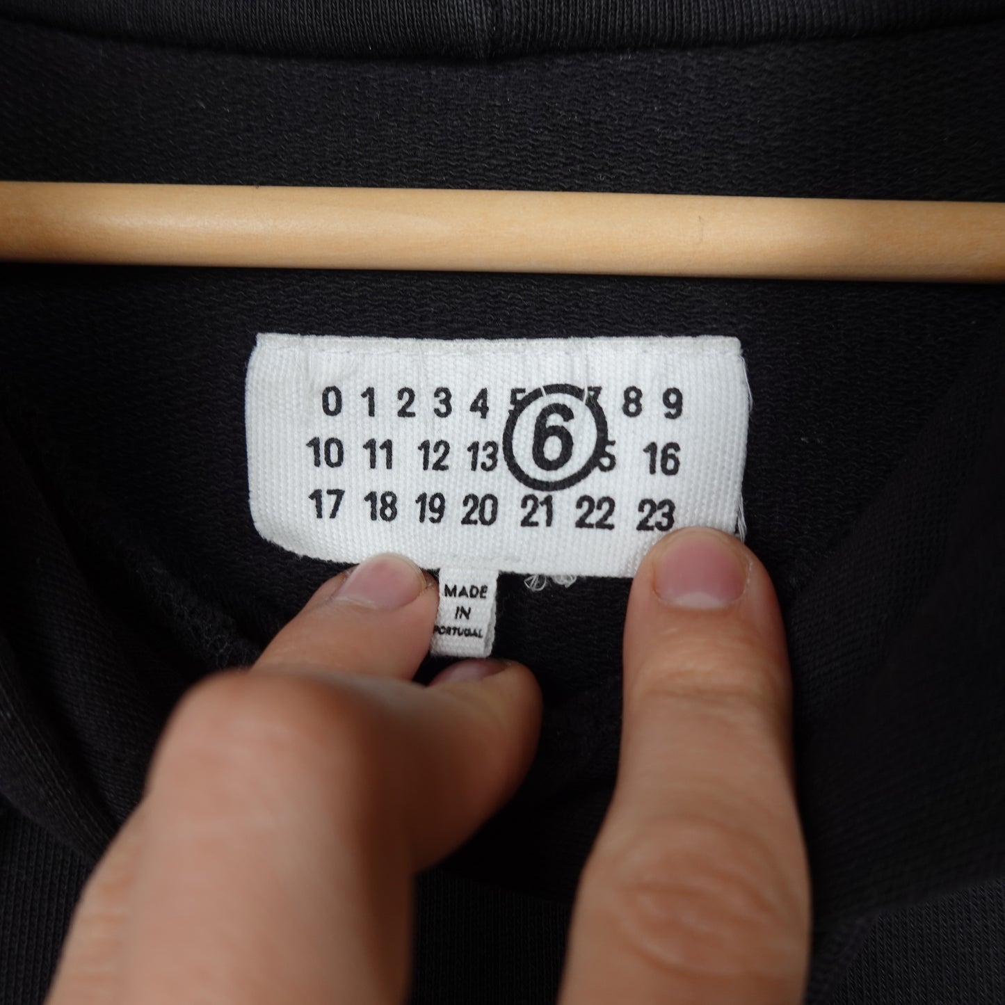 Maison Margiela MM6 Numbers Hoodie - Size M