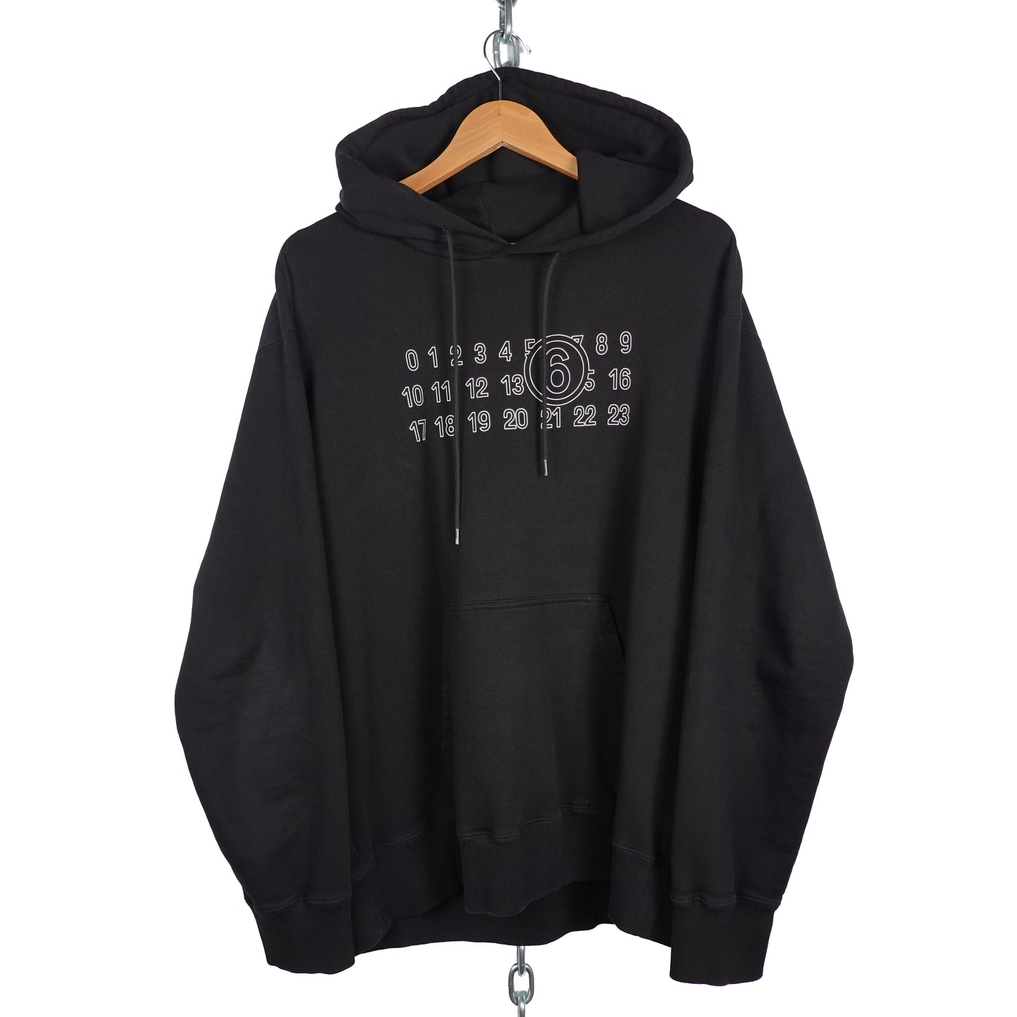 Maison Margiela MM6 Numbers Hoodie - Size M
