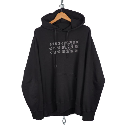 Maison Margiela MM6 Numbers Hoodie - Size M