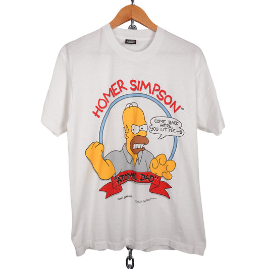 1990 The Simpsons "Atomic Dad" Tee - Size L