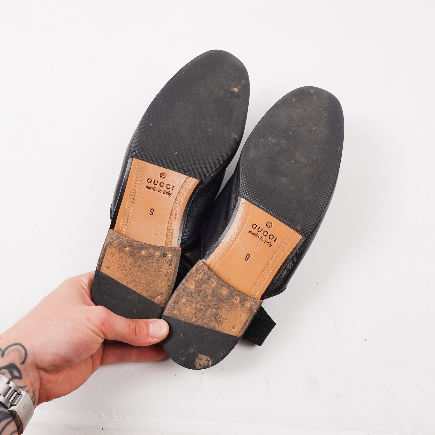 Gucci Horsebit Slingback Mule - Size 9