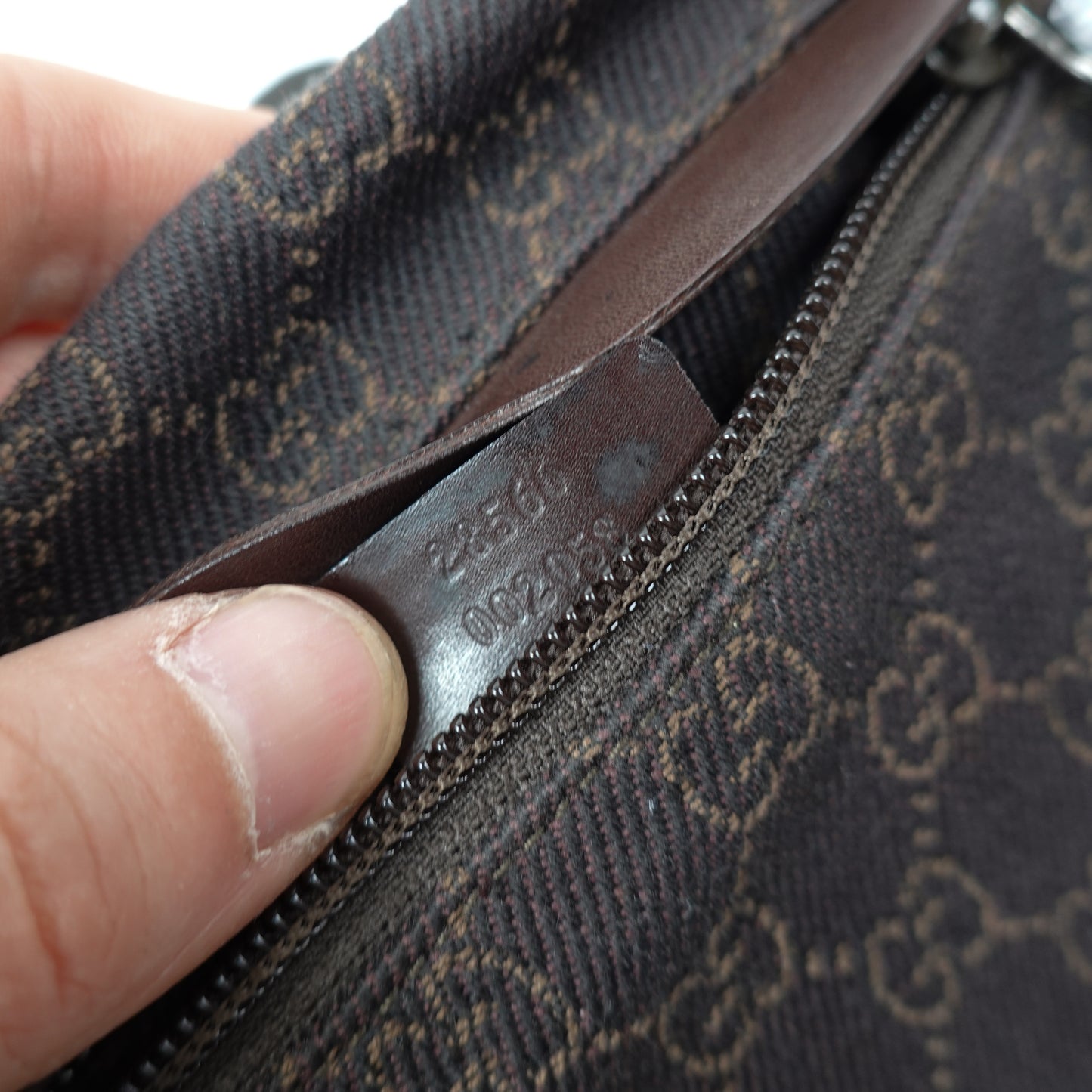 Gucci Brown GG Monogram Waist Bag