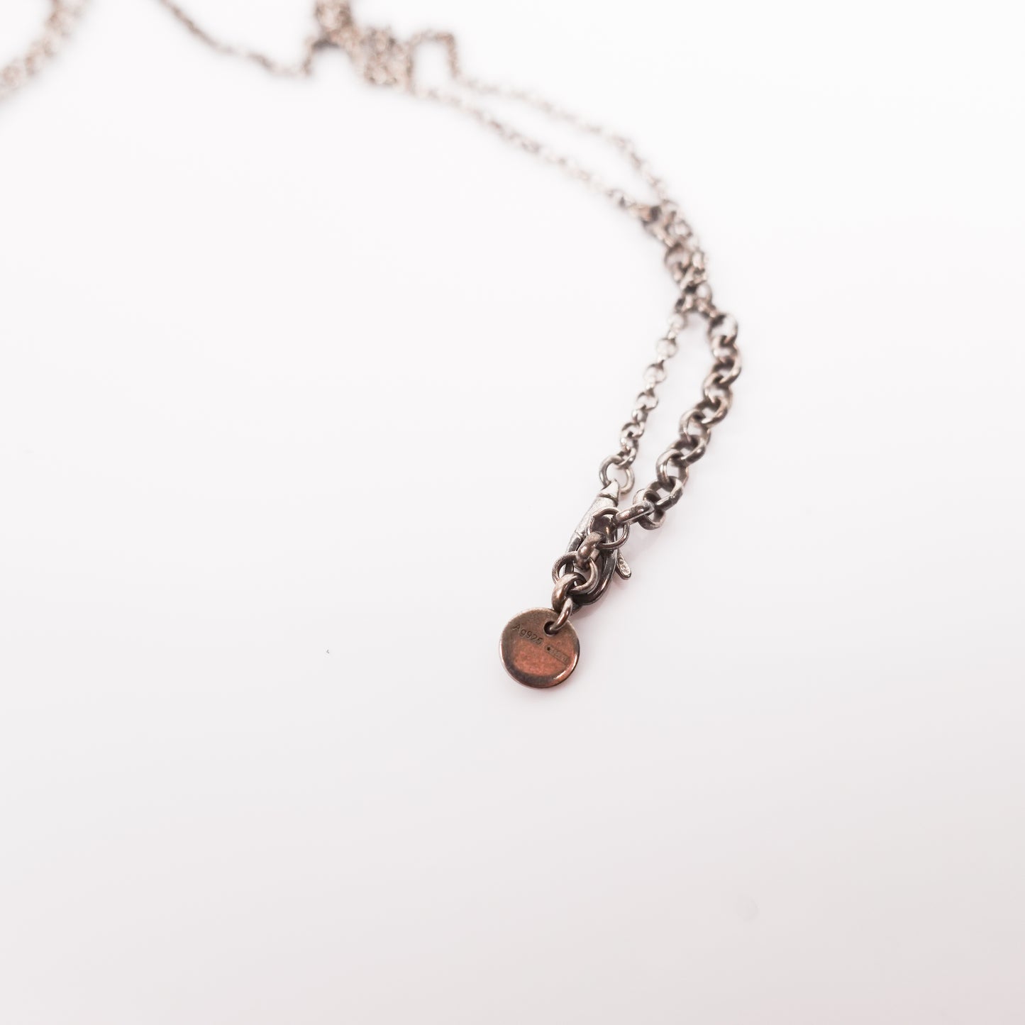 Gucci 925 Silver Interlocking Necklace