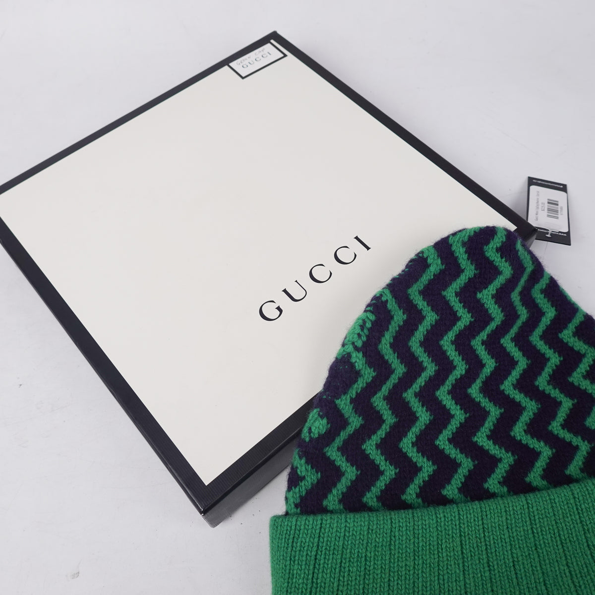 Gucci Wool ZigZag Beanie - Size M