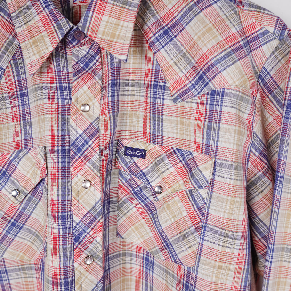 Vintage GWG Pearl Snap Shirt - Size XL