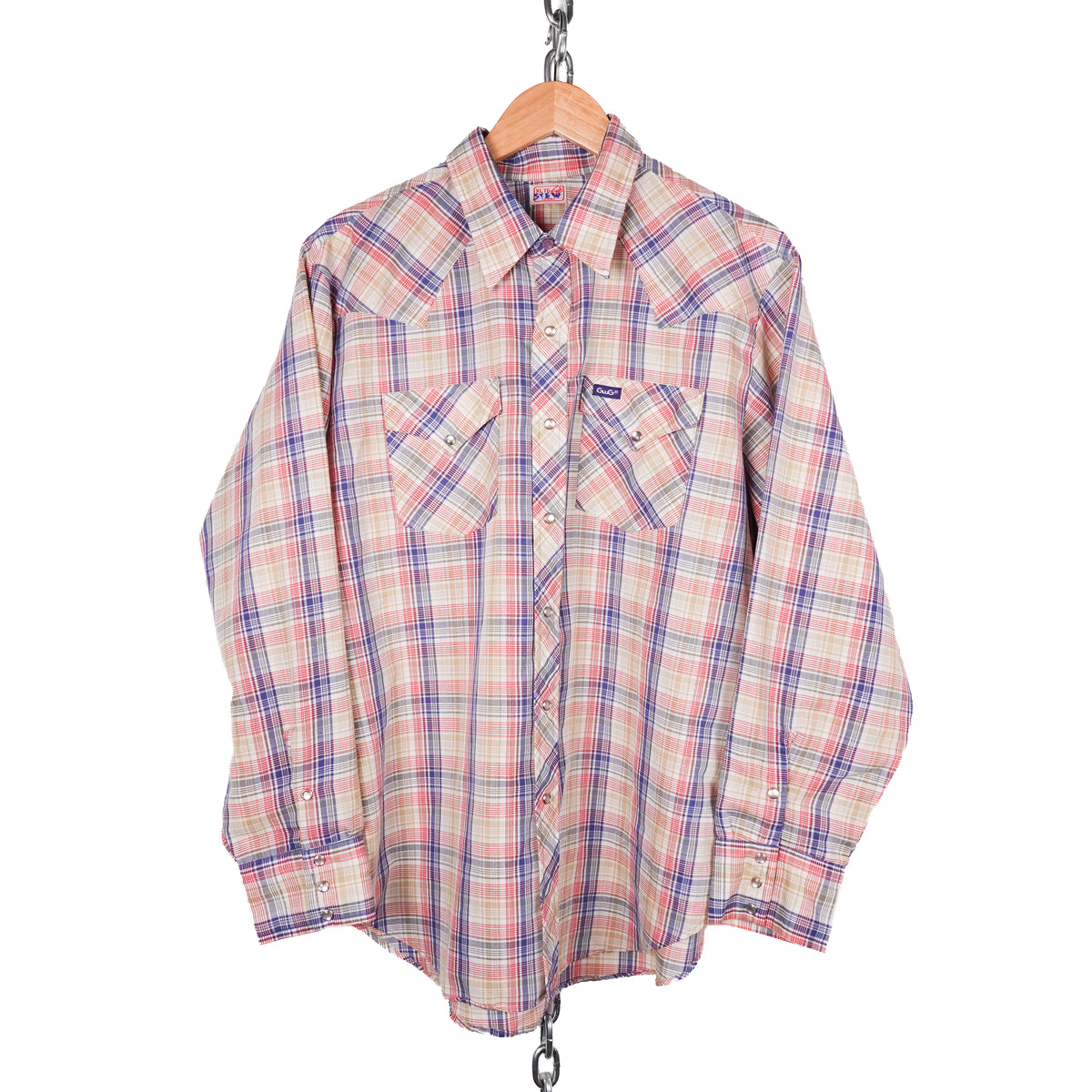 Vintage GWG Pearl Snap Shirt - Size XL