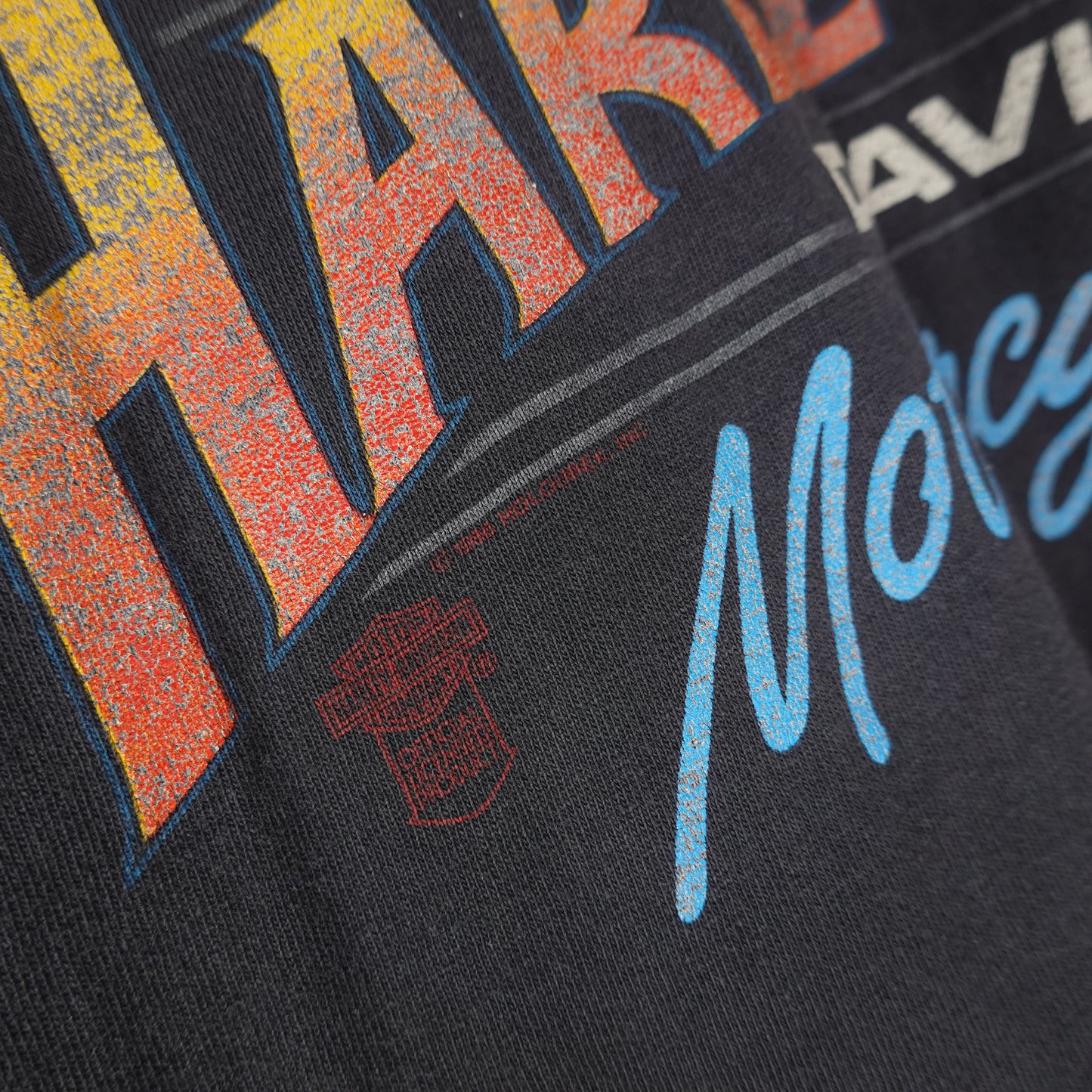 1986 Harley Davison Born To Ride Tee - Size L