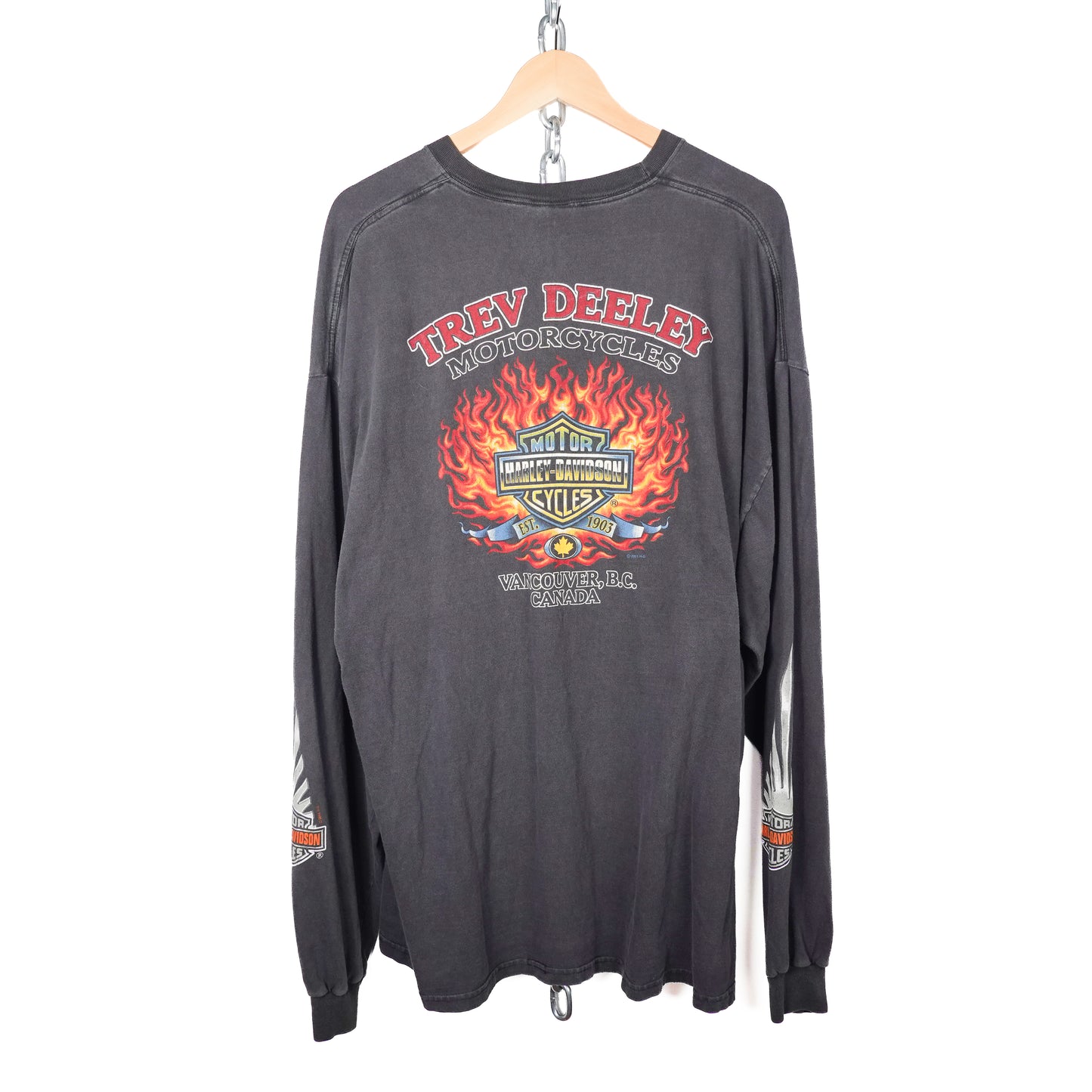2002 Harley Davidson Vancouver LS Tee - Size XXXL
