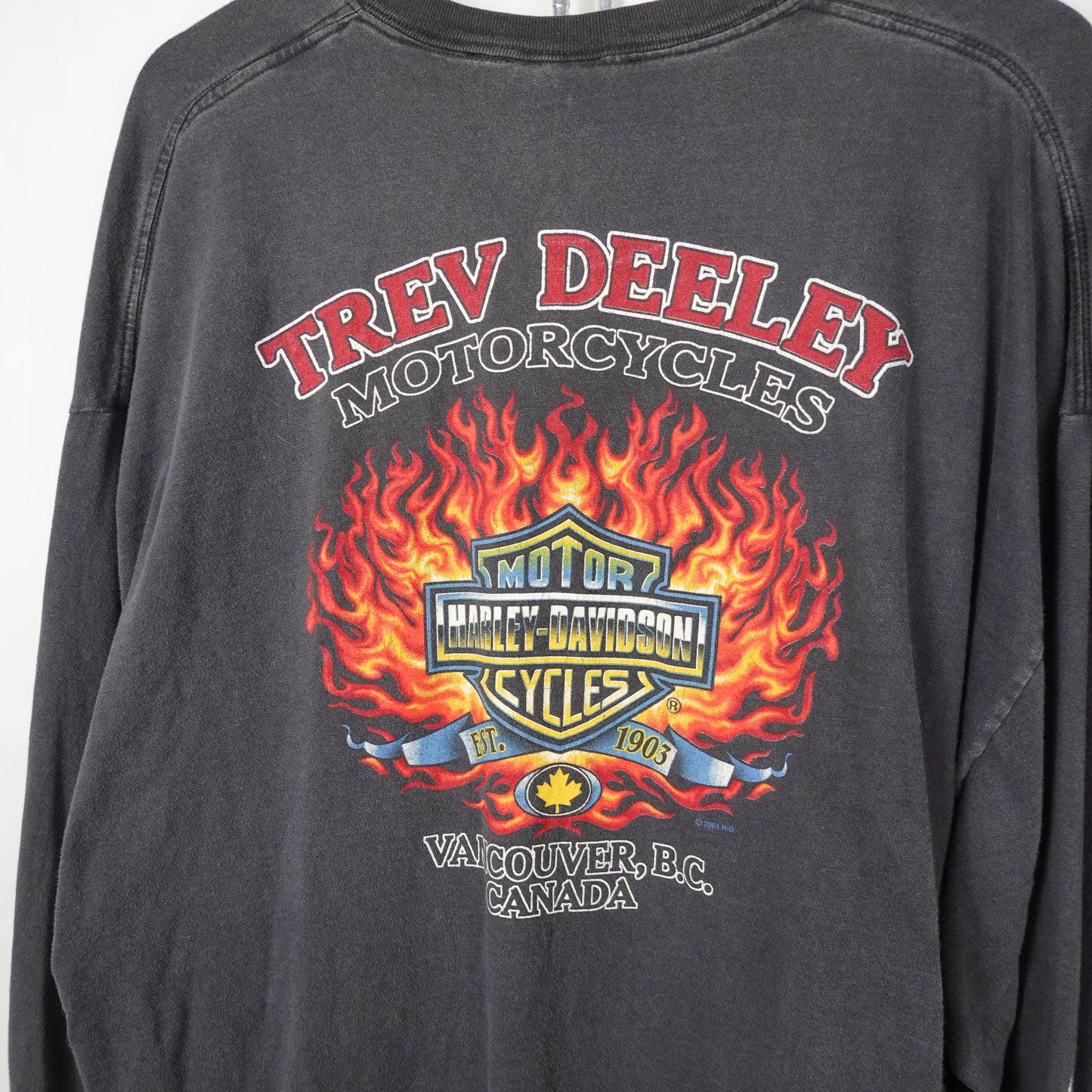 2002 Harley Davidson Vancouver LS Tee - Size XXXL