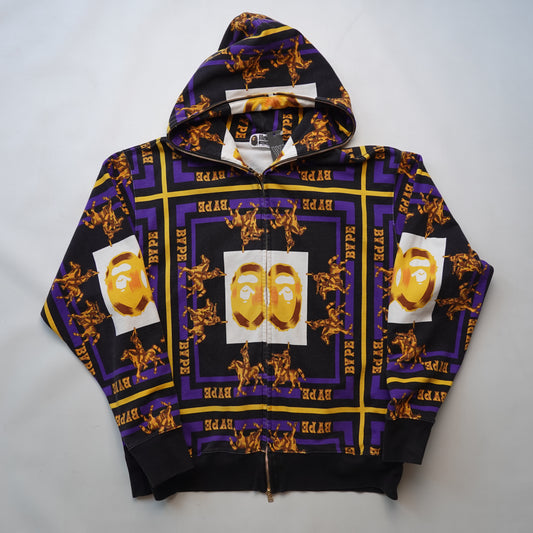 Bape Double Head Full Zip Hoodie - Size XL