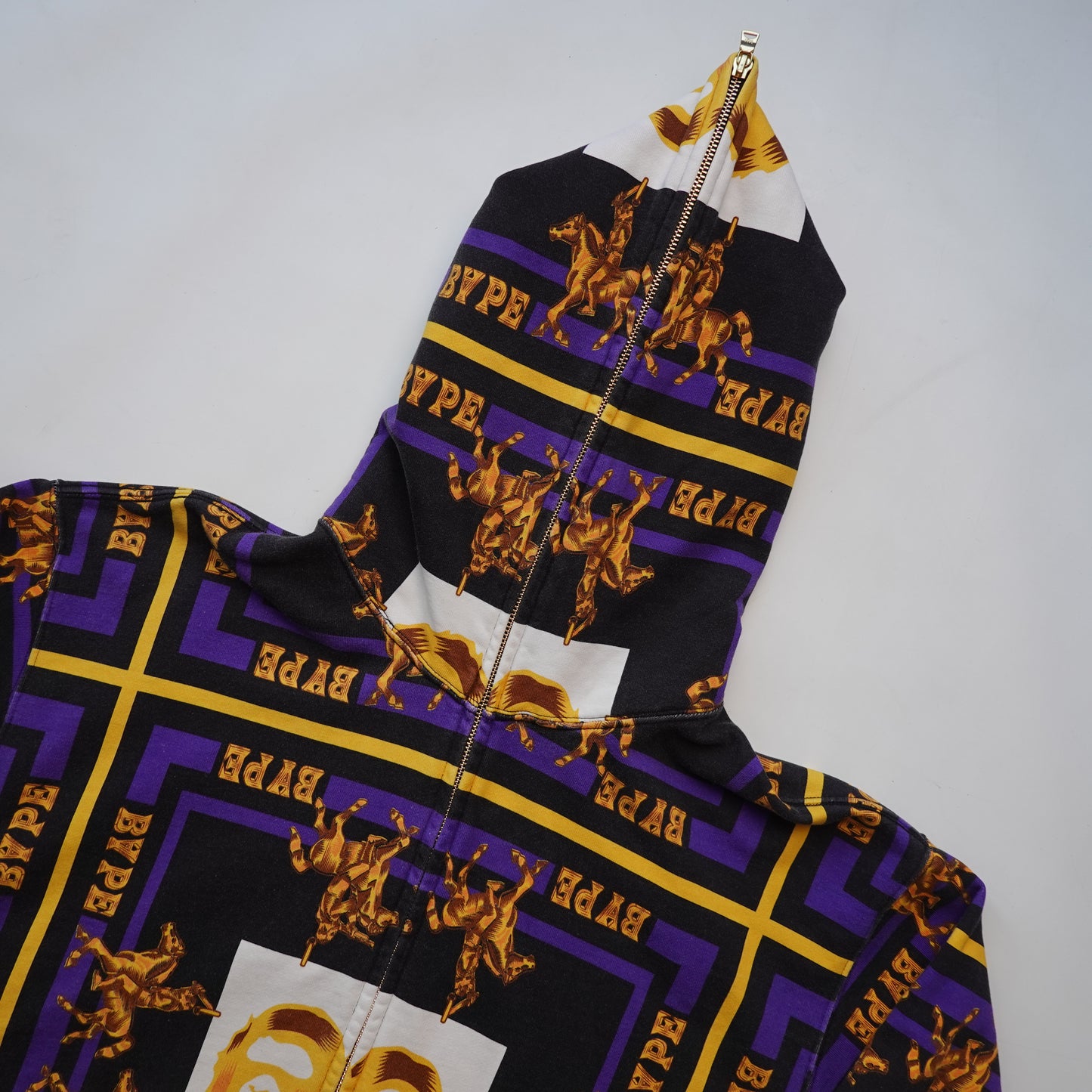Bape Double Head Full Zip Hoodie - Size XL