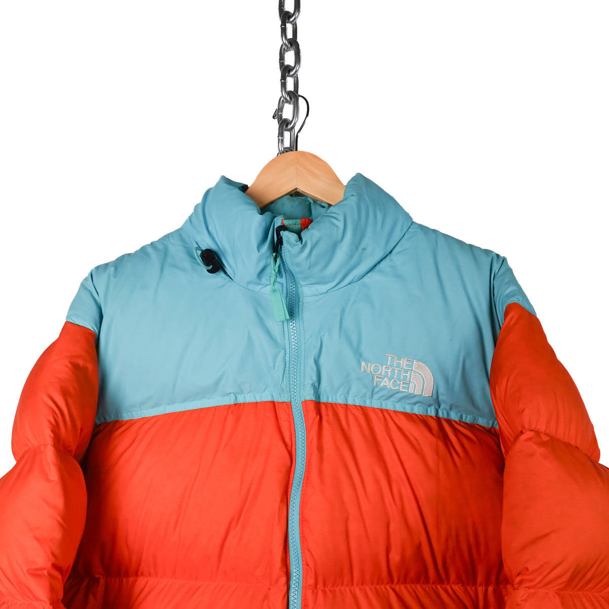 North Face Orange/Blue Nupste - Size XL