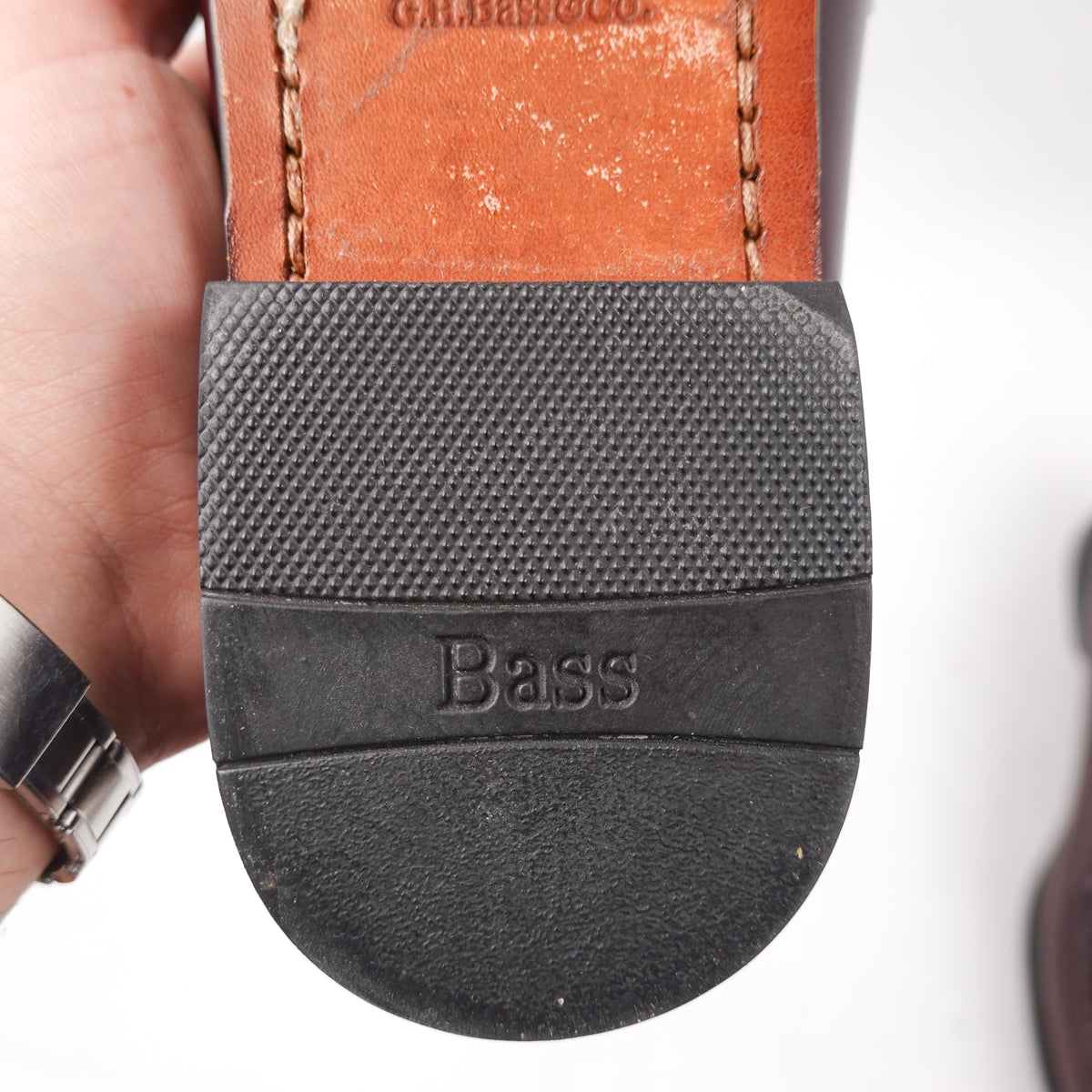 G.H. Bass Maroon Loafer - Size 9