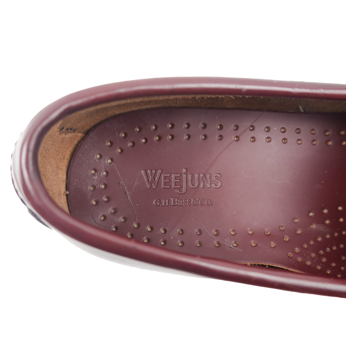 G.H. Bass Maroon Loafer - Size 9