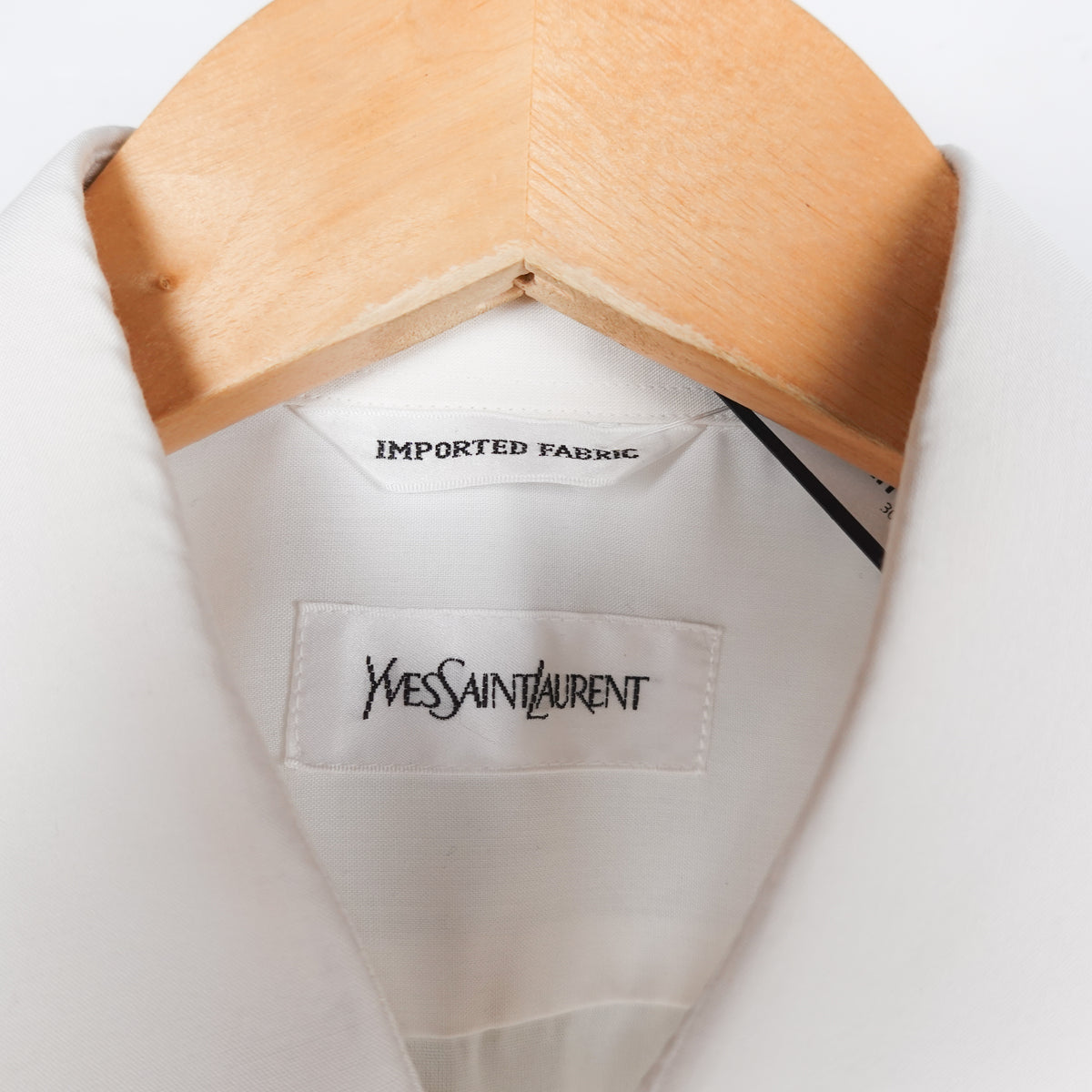Vintage YSL White S/S Button up Shirt - Size XL