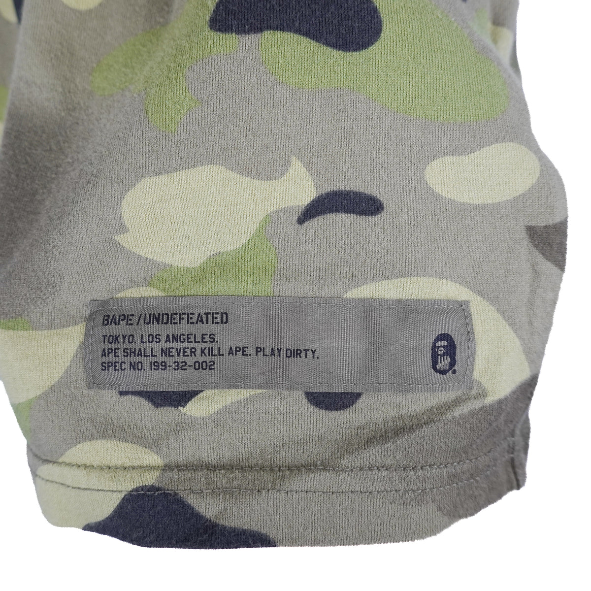 Bape Undefeated Camo Tee - Size L