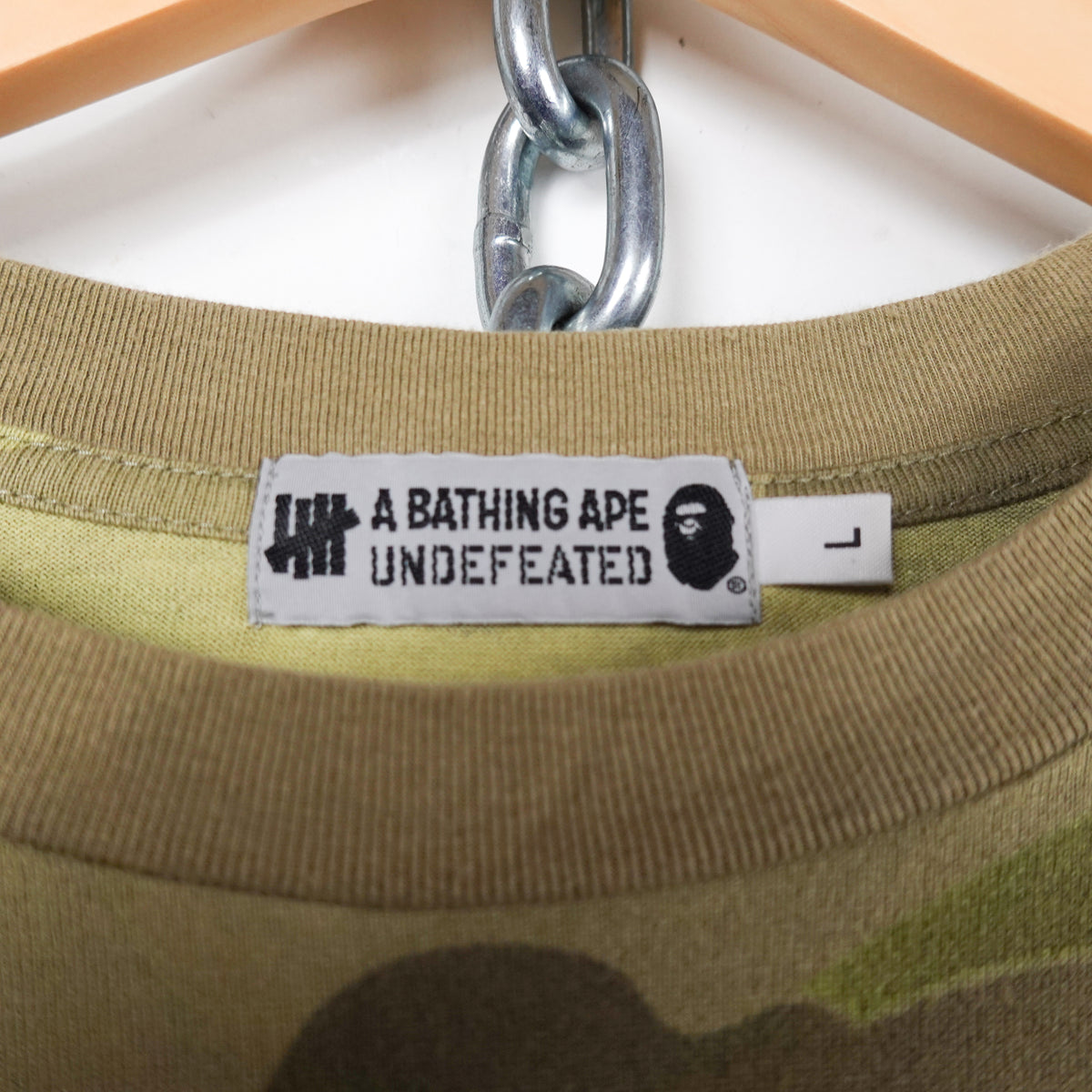 Bape Undefeated Camo Tee - Size L