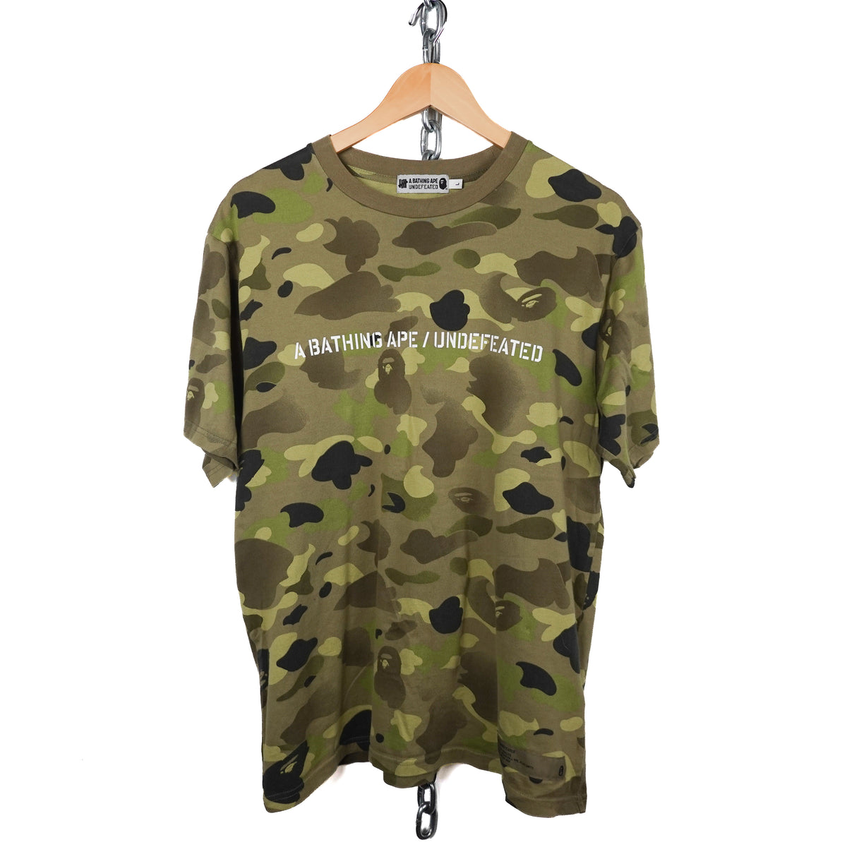Bape Undefeated Camo Tee - Size L