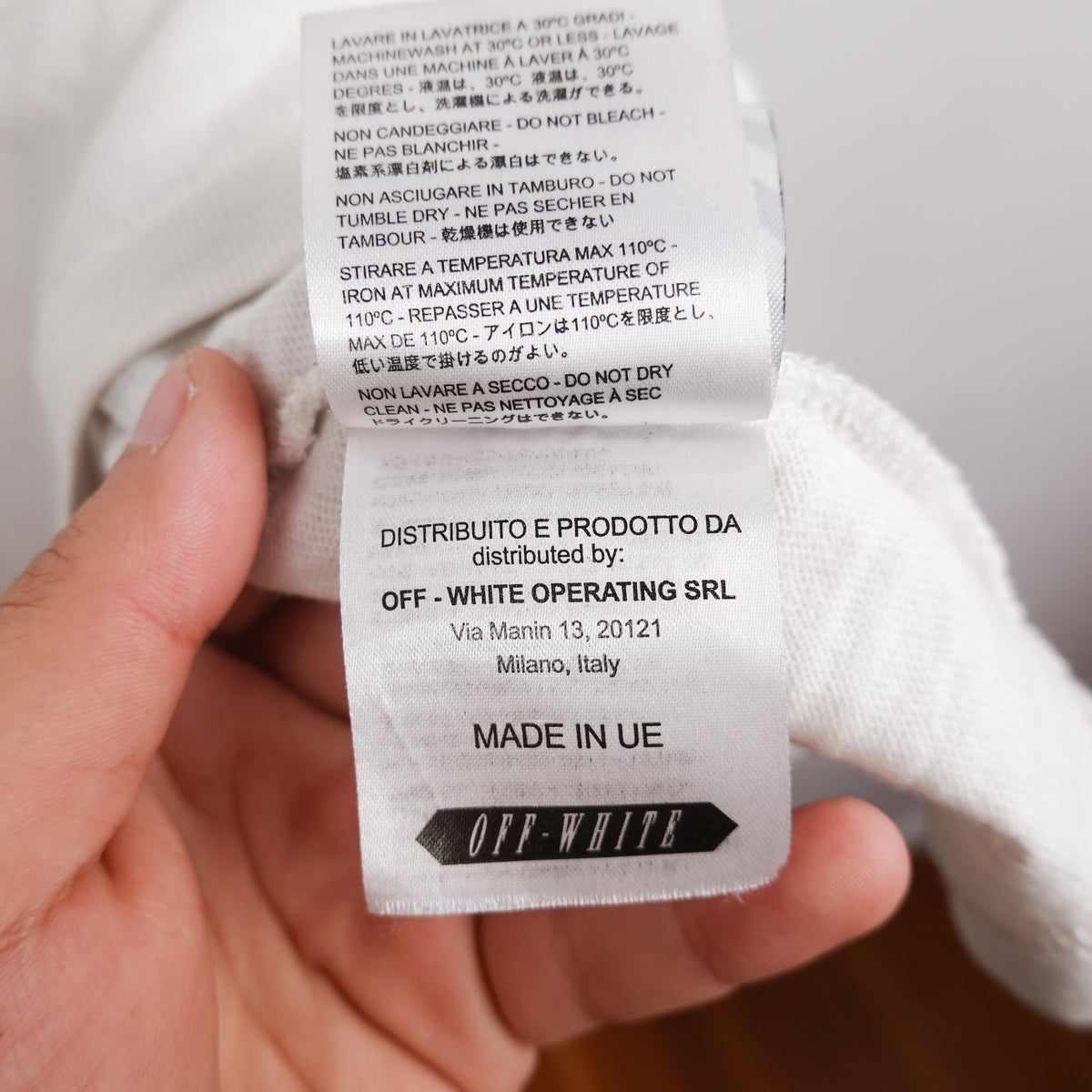 Off-White Caravaggio White Oversized  Tee - Size L