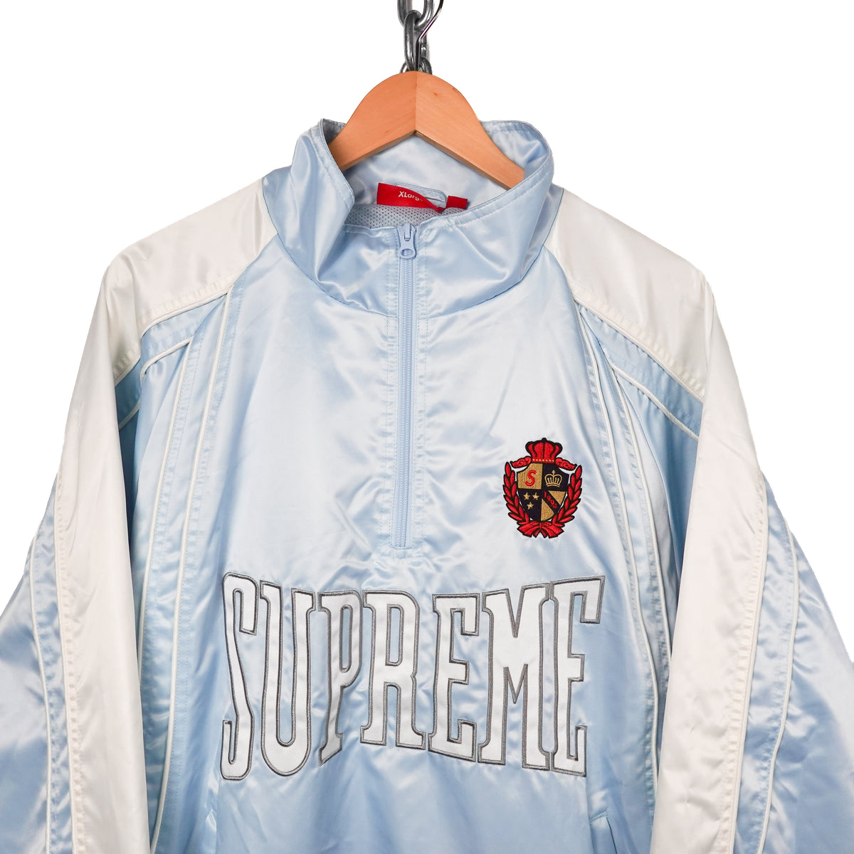 SS25 Supreme Satin Piping Pullover Jacket - Size XL